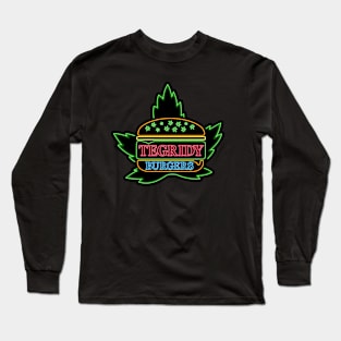 Tegridy Burgers neon sign Long Sleeve T-Shirt